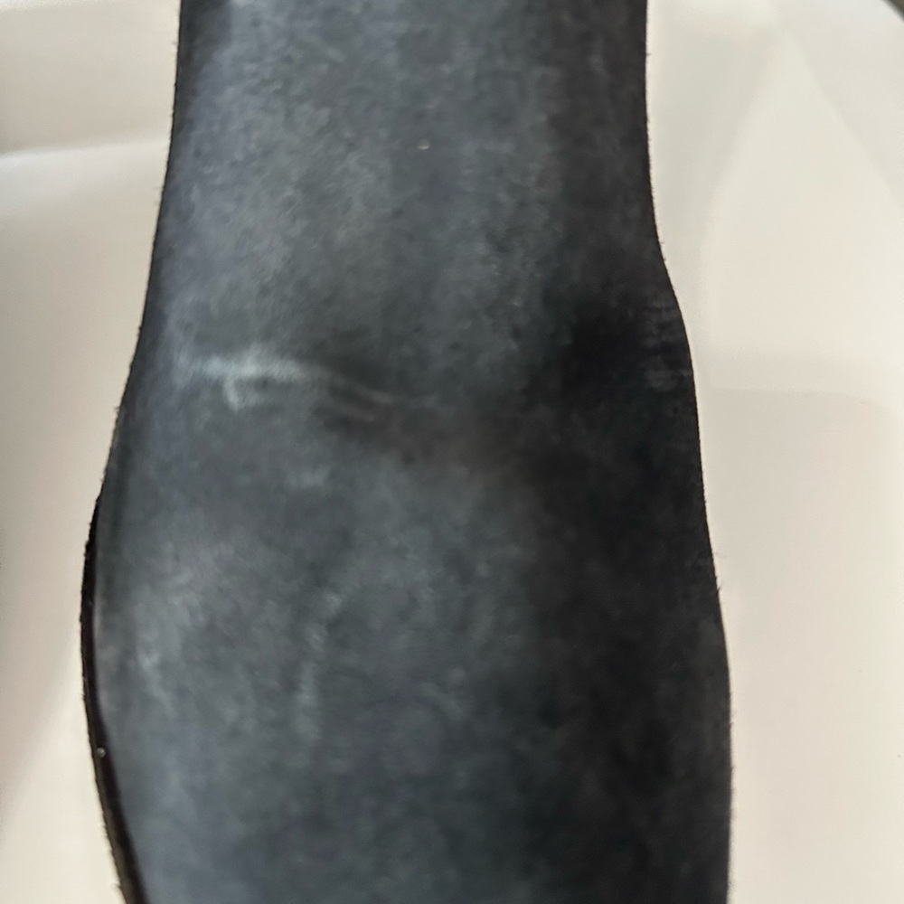 Free People Charm Double V Gray Suede Ankle Boots Booties NWOB Size 9 - Picture 6 of 10